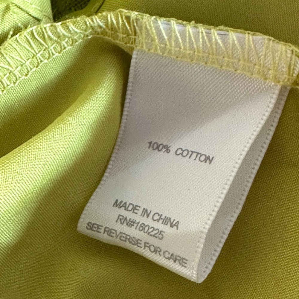 Stitchdrop Cap Sleeve Layered Ruffle Tiered Lime Green Maxi Dress in Size Small - Picture 8 of 10
